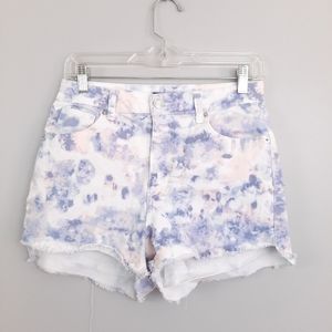 Wild Fabel Purple & Pink Tie Dye Style Shorts